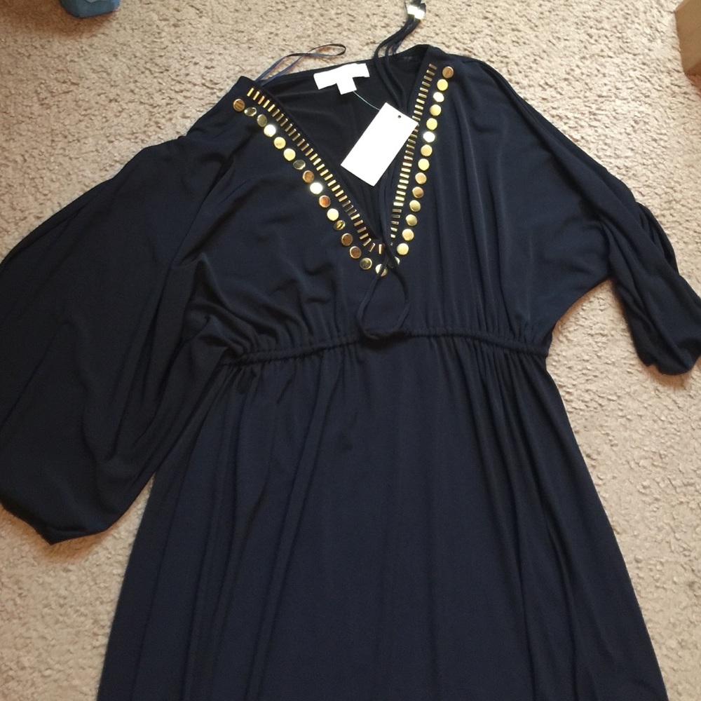 ISO Michael Kors Navy dress med or lrg